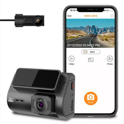 2 inch verborgen HD 4K GPS Dash Cam Blackbox voor en achter in de auto