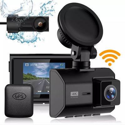 Voertuigbeveiliging Dashboard Gps Tracking Dash Cam Achteruitkijkspiegel 4K IMX335 NTK96670