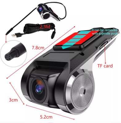 FCWS LDWS Auto Camcorder FHD 1080P Voertuig Blackbox DVR Dual Lens
