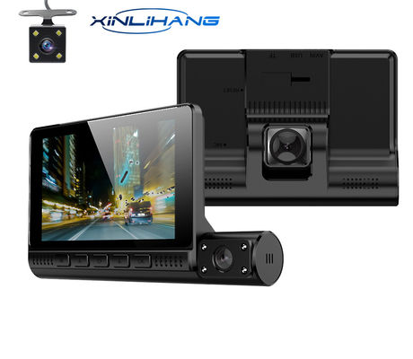 AVI Mini 3 Lens Auto DVR Dash Cam Recorder HD 4 Inch GC2053 Sensor