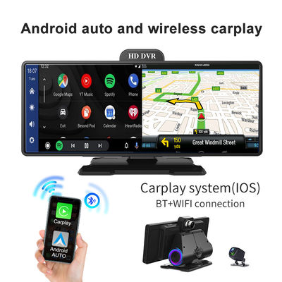4K 10.26&quot; Auto DVR Android Carplay Dashboard Auto ADAS WiFi Dash Cam