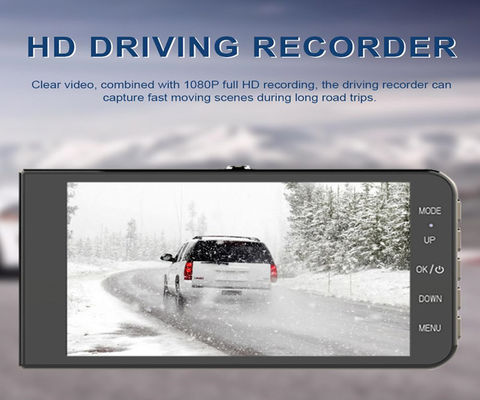 4 inch IPS-scherm met dubbele lens Draadloze dashboardcamera Beveiliging Dash Cam Camcorder Videoregistratie