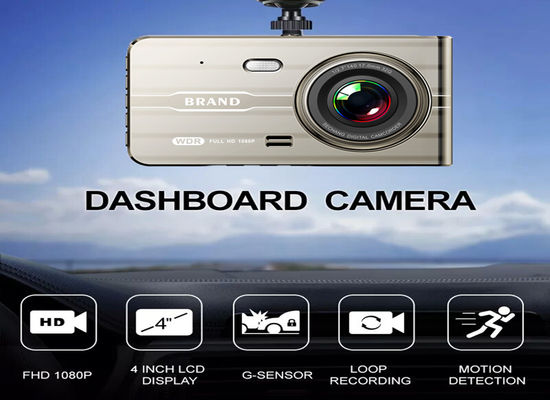 XINLIHANG 24H Voertuig Video Full HD Auto Recorder 4 &quot;IPS 1080 P WDR Auto Camcorder