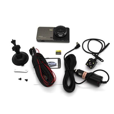 4&quot; Automotive Bluetooth Dual Camera Dash Cam DVR 32GB +128GB