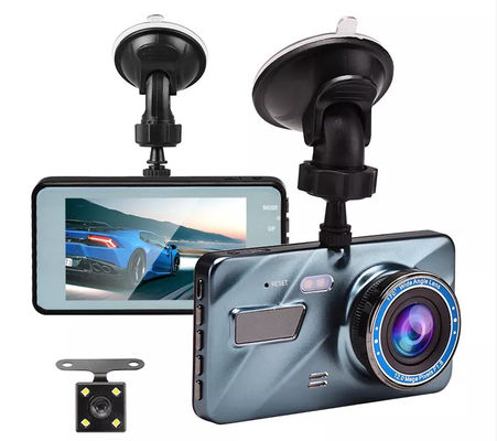 Voertuig WDR IPS Touchscreen Video Dash Cam Recorder Blackbox Dual Lens