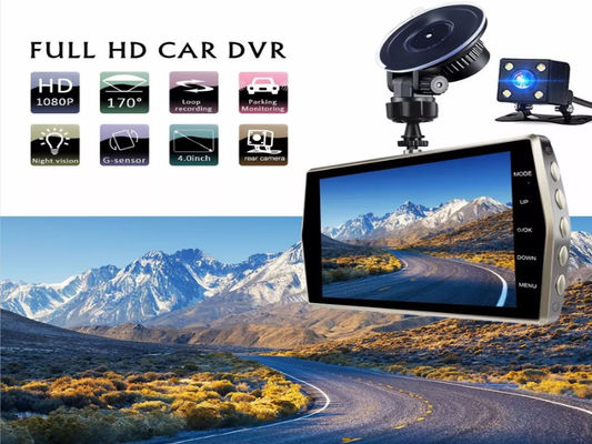 128 GB voertuigbeweging geactiveerde dashcam dashboardcamera Blackbox voor en achter