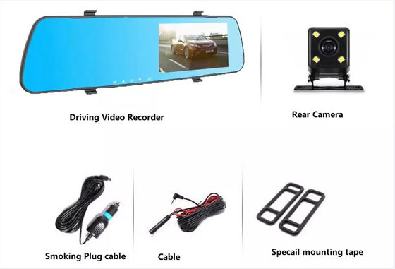 12MP Auto DVR Dashboard Gemonteerde Dash Cam Auto Record Cyclusopname