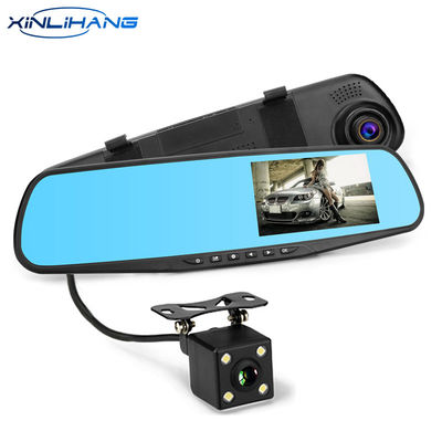 4.3 Inch Auto DVR Camera Spiegel Dash Cam Voor en Achter 1080p