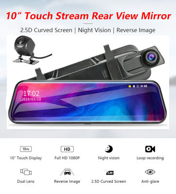 32GB 10 Inch Voertuig Blackbox DVR Dash Cam FHD 1080p Stream Media