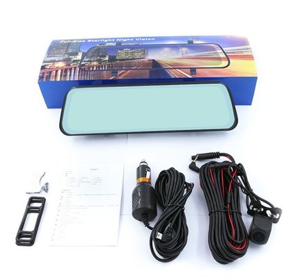 32GB 10 Inch Voertuig Blackbox DVR Dash Cam FHD 1080p Stream Media
