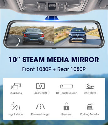 32GB Spraakbesturing Auto Camcorder FHD 1080P Dashcam Mode Parkeren IP57 Waterdicht
