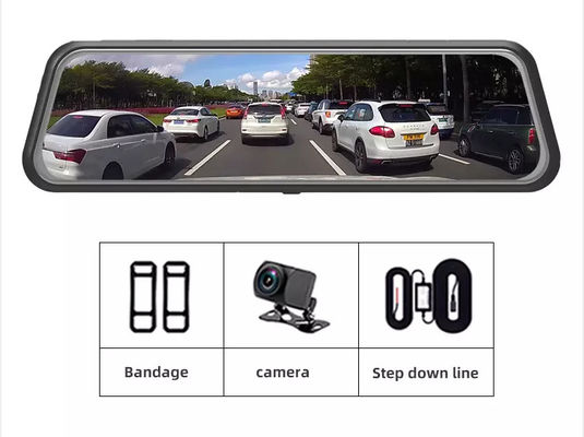 Streaming media Auto Video Dash Cam Recorder DVR 9,66 inch FHD touchscreen achteraanzicht