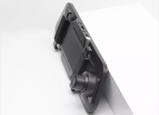 9,66 inch bewegingsgeactiveerde dashcam Volledig 2.5D touchscreen voor-achteropname