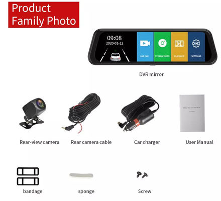 Draagbare Stream Media Draadloos Carplay Android IPS Touchscreen 10 Inch