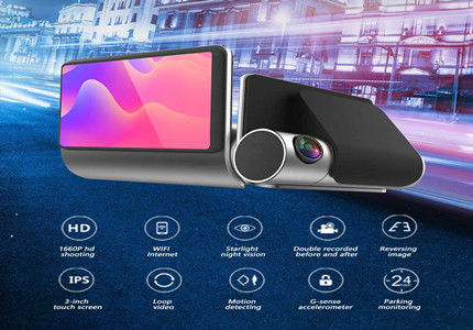 Parkeermonitor Cyclusopname Full HD Auto DVR 1080p Dashcams voor auto's