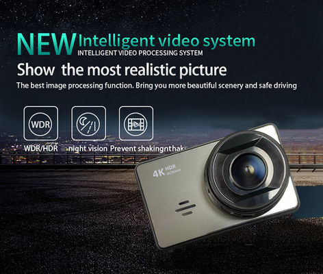 XINLIHANG 3inch Hd WIFI Beveiliging 4K GPS Dash Cam Camera's voor auto's Dual Lens