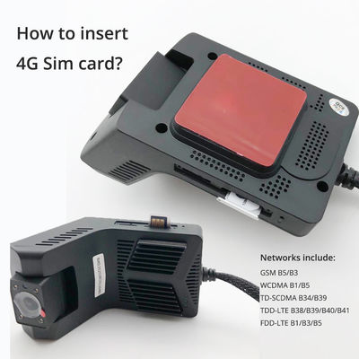 MTK6753 Chip Dual Live 4K GPS Dash Cam voor het volgen van geparkeerde wagenparken