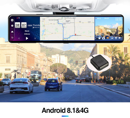 FHD1080P Dual Wireless Dashboard Camera Spiegelgemonteerd Dash Cam IPS-scherm