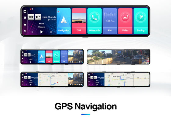 12 &quot;Android 8.1 HD1080P 4g auto DVR Dash Cam met livestreaming-spiegel