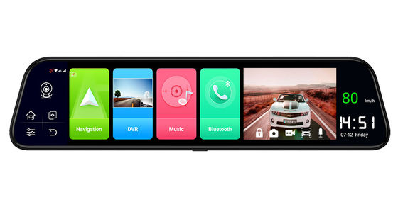 12 Inch ADAS 4G Auto DVR FHD1080P Achteruitkijkspiegel Auto Recorder 32 GB GPS Navigatie