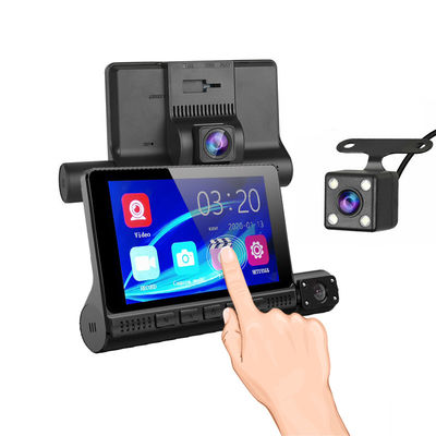 4 Inch Touchscreen Draadloze Dashboard Camera Dashboard DVR Systeem G Sensor Bewegingsdetectie