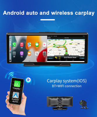 1440P 10,26 inch draagbaar Touch Carplay-dashboard 2,5K videolusopname