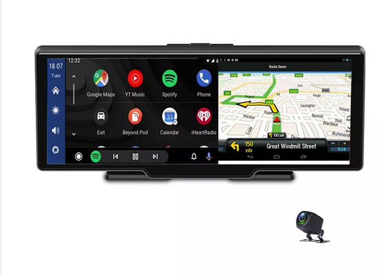 10 &quot;AHD1080P Achteruitkijkspiegel Wifi Car Play Dashboard Mediaspeler GPS-navigatie
