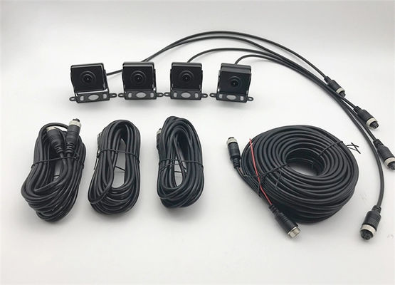 AHD 720P Voertuig Vrachtwagen 9.66 Inch Scherm Dash Cam Recorder DVR 4CH