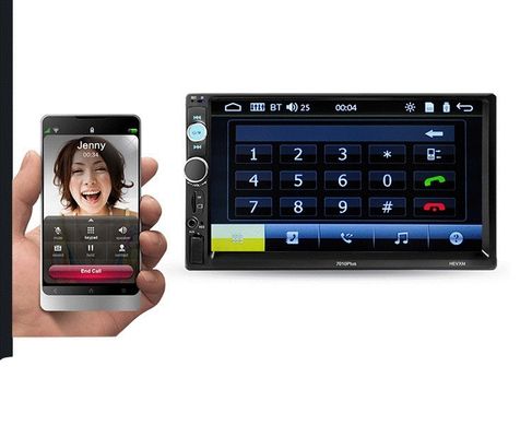 Universal Motion Activated Dashcam Navigator 7.0 Inch Ips Scherm Auto DVR FM DVD Speler