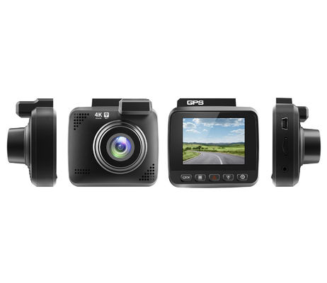 70mi van de de Lens4k UHD Opname van de streepjenok Dubbele van de de Autocamera DVR de g-Sensor van de de Nachtvisie WDR Ingebouwde GPS WiFi Motieopsporing