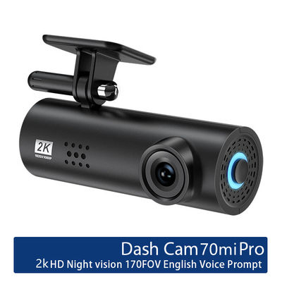 70mai WiFi 2k Full HD Dash Cam Driving Recorder op dashboard gemonteerd