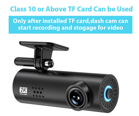70mai WiFi 2k Full HD Dash Cam Driving Recorder op dashboard gemonteerd