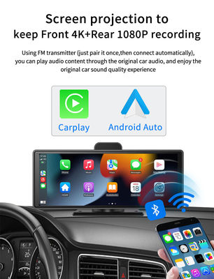 4K Android Auto ADAS WiFi Dash Cam AUX FM GPS 10.26&quot; Auto DVR CarPlay